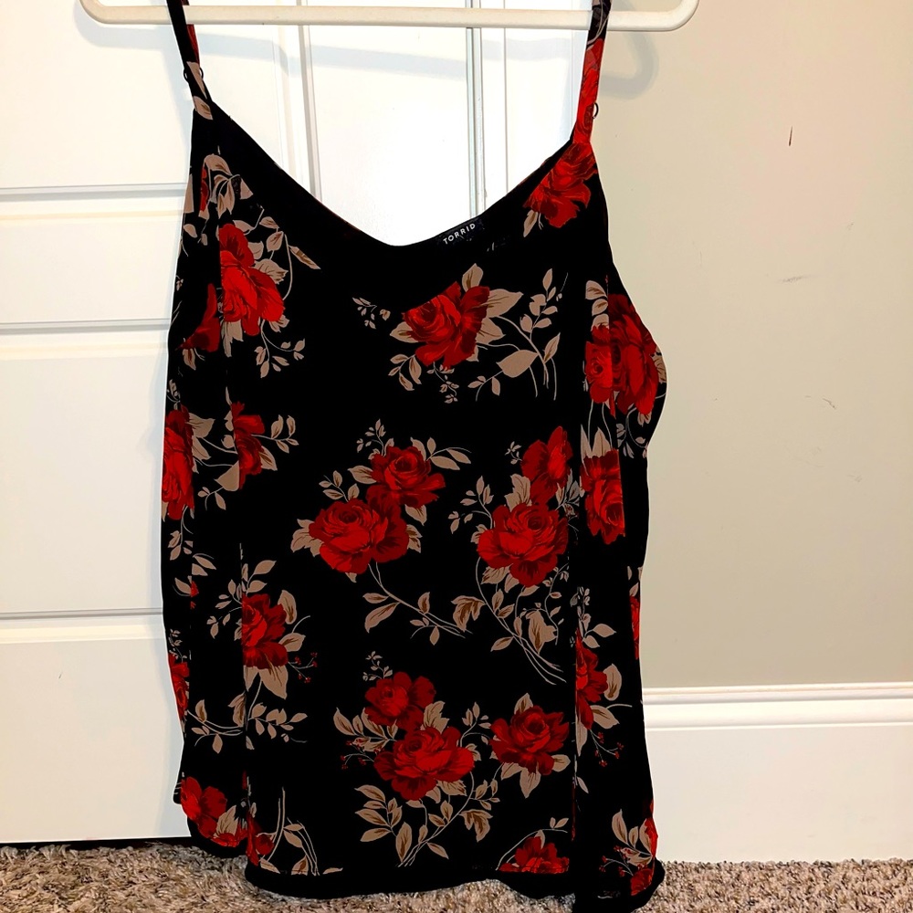 Plus Size Rose Tank